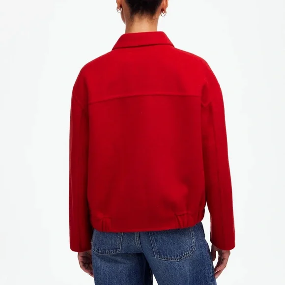 Madewell Double-Faced Rounded-Sleeve Jacket - Picture 5 of 9